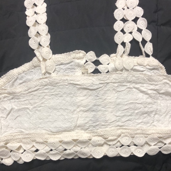 Free People Cream Lace Camisole Top - Picture 8 of 11